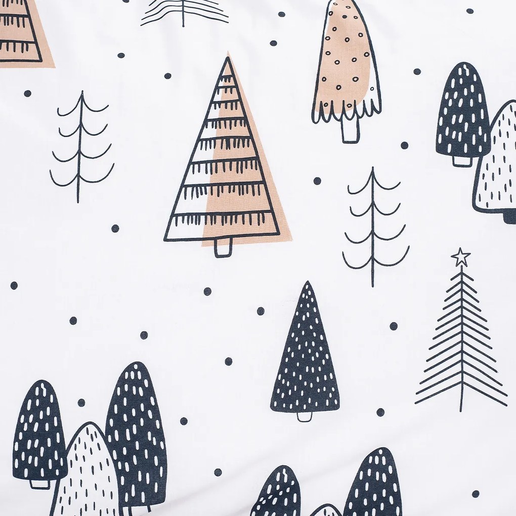 4Home Pamut ágynemű Frugal Winterland, 220 x 200cm, 2 db 70 x 90 cm, 220 x 220 cm, 2 db 70 x 90 cm