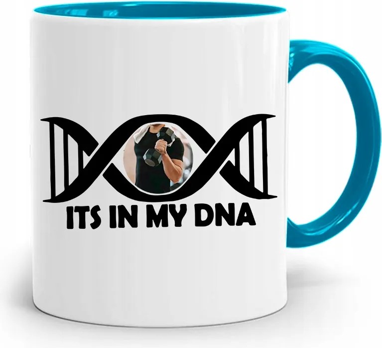 Edzőnőnek Edzőterem Bögre Kék nyomott mintával