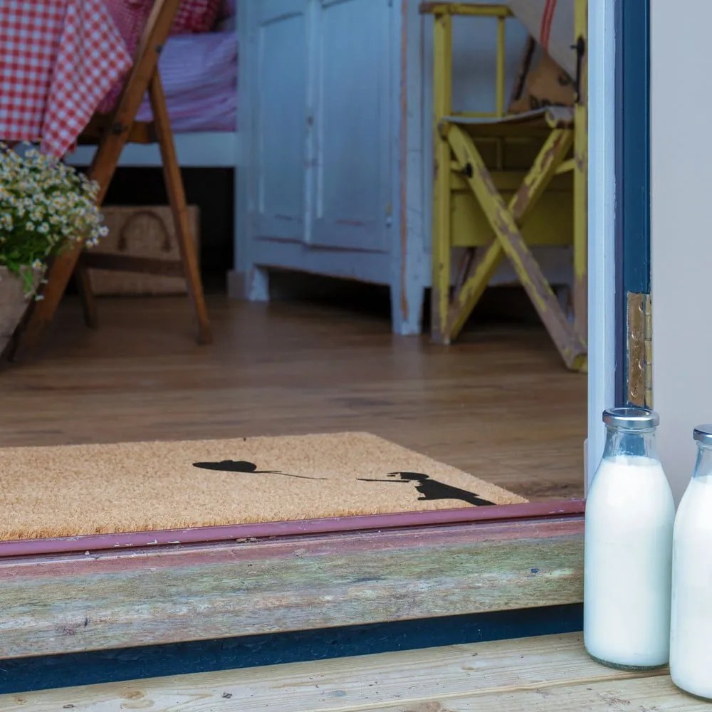 Kókuszrost lábtörlő 40x60 cm Girl With a Ballon – Artsy Doormats