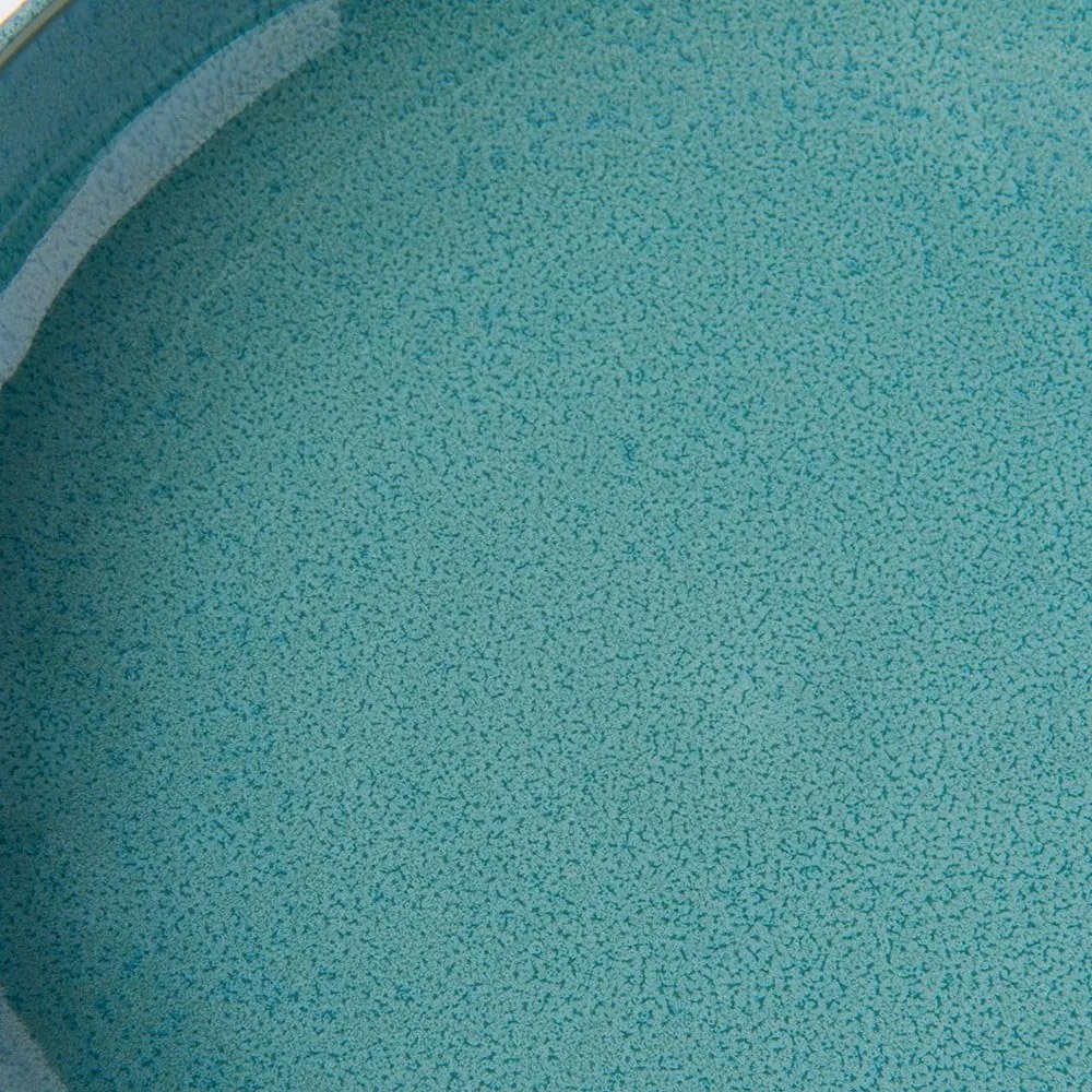 Türkiz mély kerámia tányér ø 20 cm Peacock – MIJ