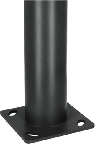 BASE fém világítóoszlop, 3 m, fekete