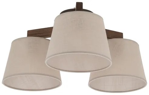 BRILAGI - LED felületre szerelhető csillár LATTE 3xE27/15W/230V fenyő/bézs