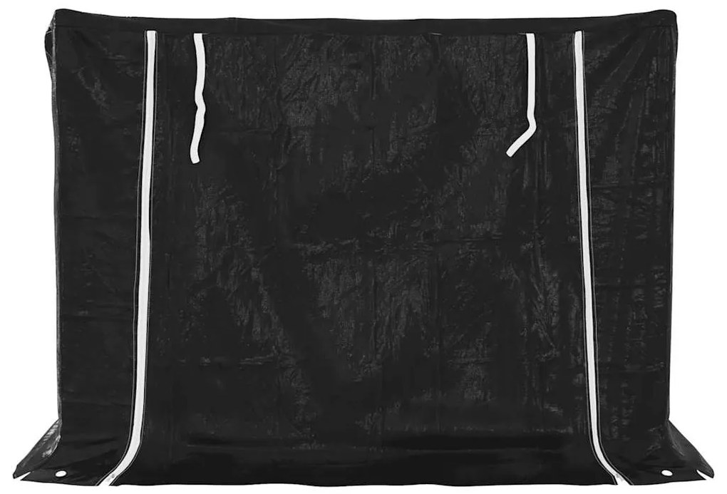 Tűzifa állvány esővédővel 150,5x100,5x110,5 cm horganyzott acél