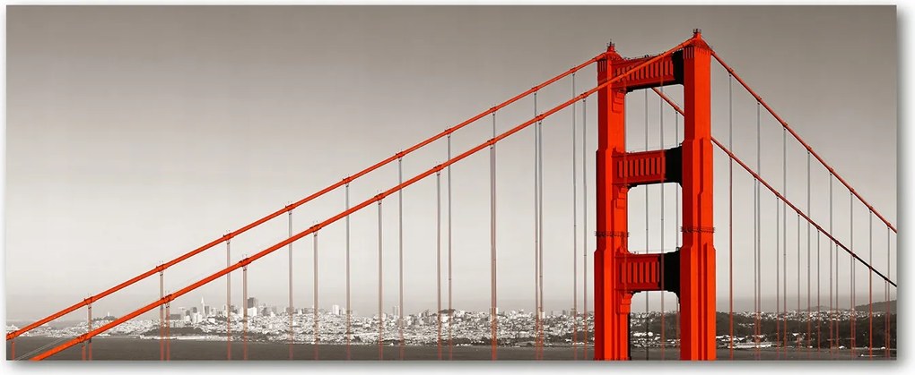 Lacobel konyhaszekrény alá San Francisco híd XXL