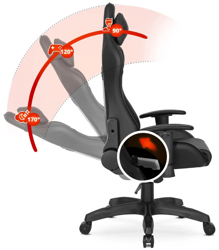 Irodai Forgószék Fekete Színben. ELIOT