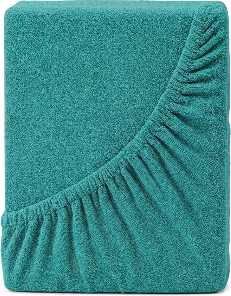 4Home IDEAL frottír lepedő zöld türkiz, 140–160 x 200 cm, 140–160 x 200 cm