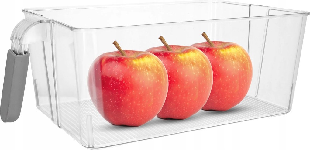 Hűtőszekrény rendszerező ételtároló doboz fogantyúval 31x18x11 cm