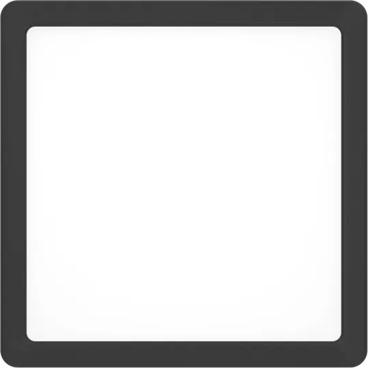 Eglo 901374-LED RGBW dimmelhető füstszínű mennyezeti lámpa FUEVA-Z LED/10,5W/230V 22x22cm IP44 fekete
