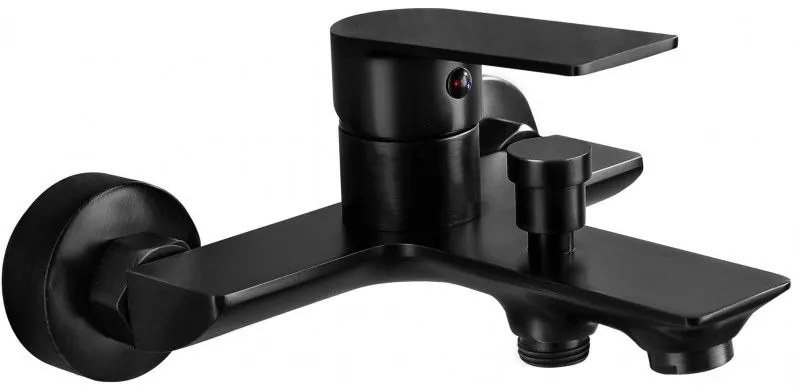 Mexen Alfa kád csaptelep, fekete - 745730-70