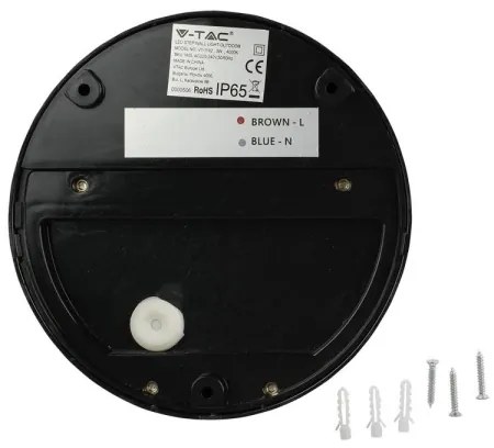 LED Kültéri fali lámpa LED/3W/230V 4000K IP65 fekete