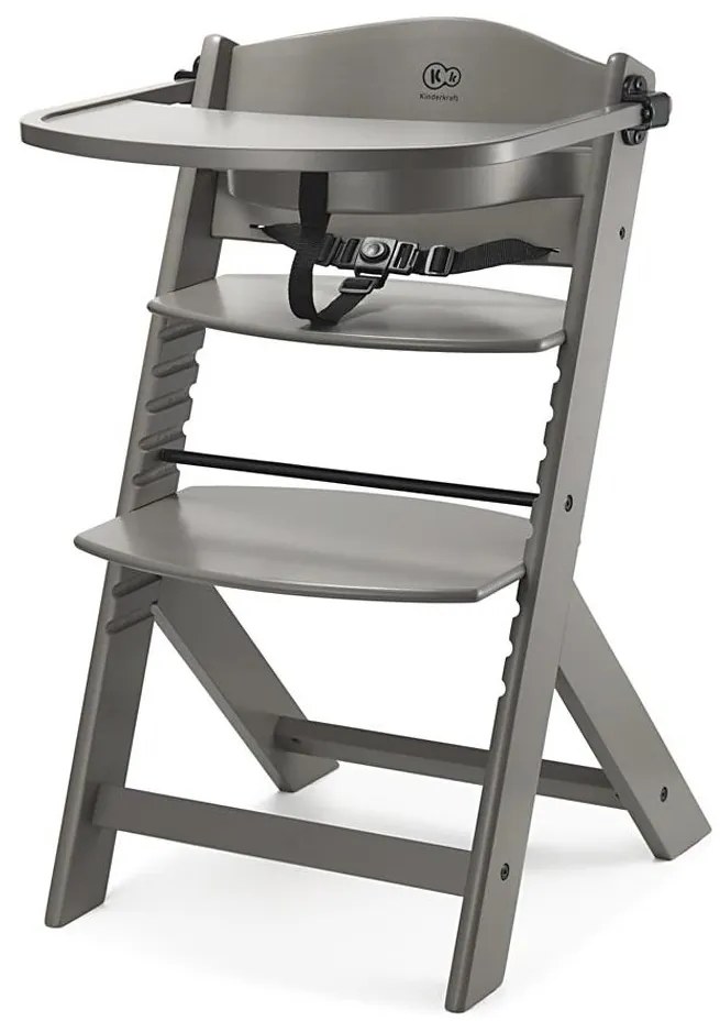 KINDERKRAFT - ENOCK gyermek étkezőszék, szürke
