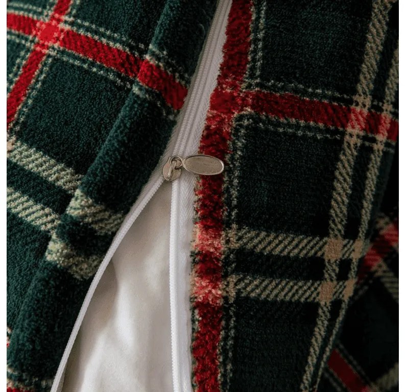 Mikroplüss ágyneműhuzat GLENMOORE zöld Ágyneműhuzat mérete: 2 db 70 x 90 cm | 200 x 220 cm