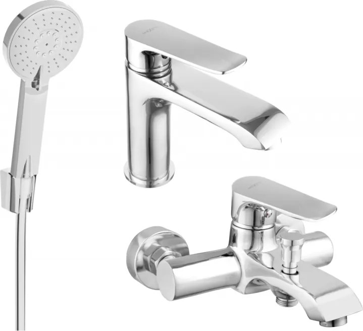 Mexen Pecos R40 fürdőkád csaptelep szett, króm - 72703R40-00