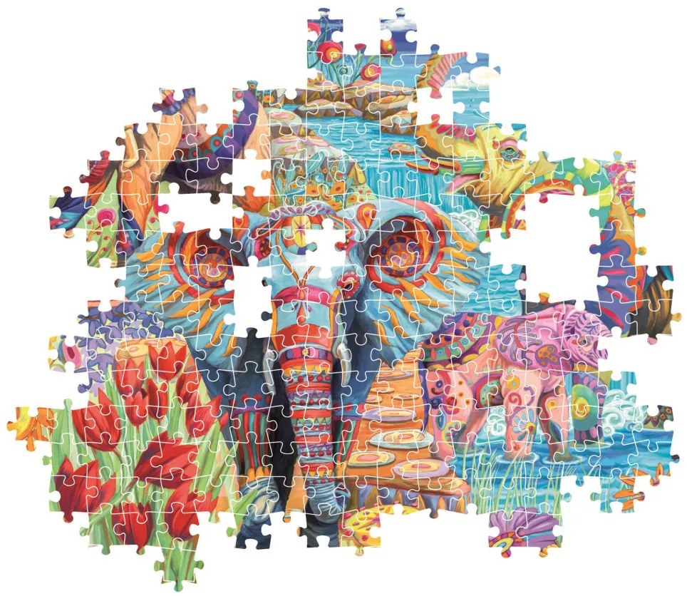 Elefánt Carnival 500 db-os puzzle Clementoni