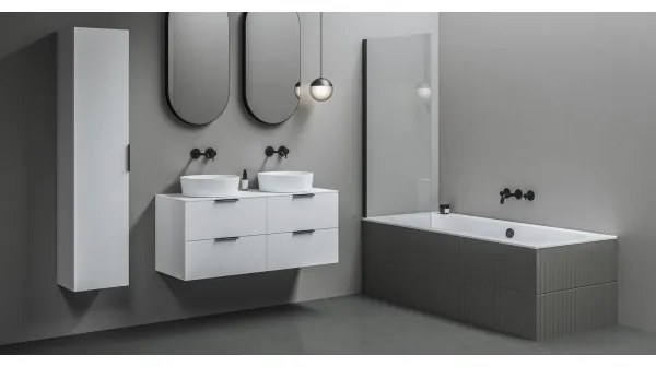 Ravak C921300000 - Fürdőkád CITY SLIM 180x80 cm akril/fehér