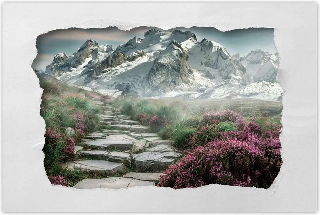 Poszterek 120x80 Hegyi kilátás Tájkép Köd