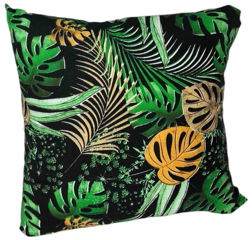 Monstera zöld Díszpárna