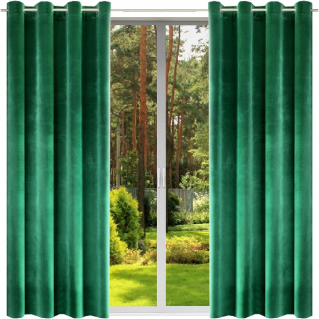 Velúr függöny 140x240 kerek velvet függöny velúr átvezetők