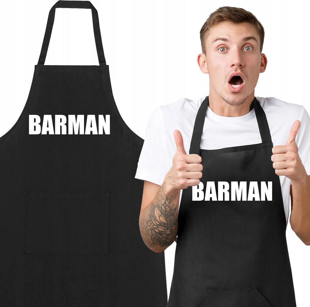 Kötény Fekete Pamut Csapos Ajándék Csaposnak Vicces Többféle Minta