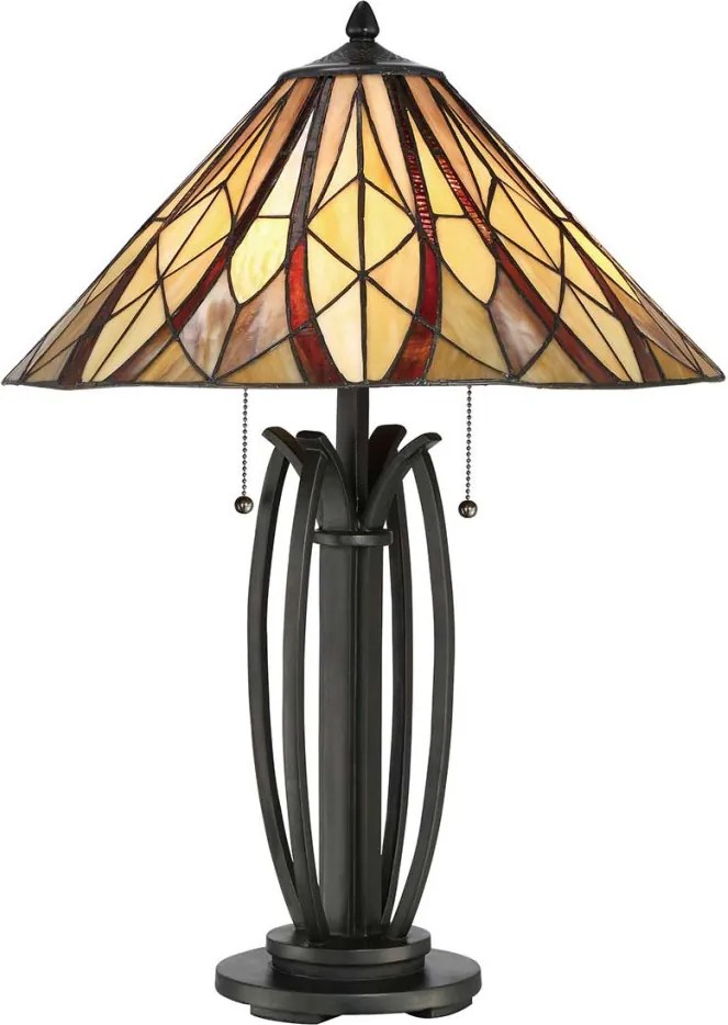 Elstead Lighting VICTORY & HOLMES QZ-VICTORY-TL Asztali lámpa 2x60W/E27