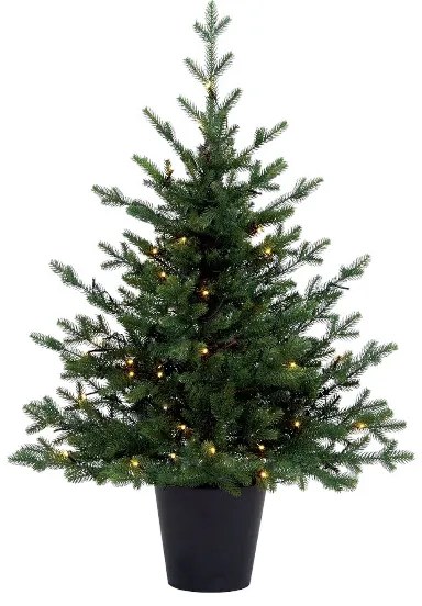 FULL 3D-s Természetes Luc cserepes műfenyő 100cm LED70