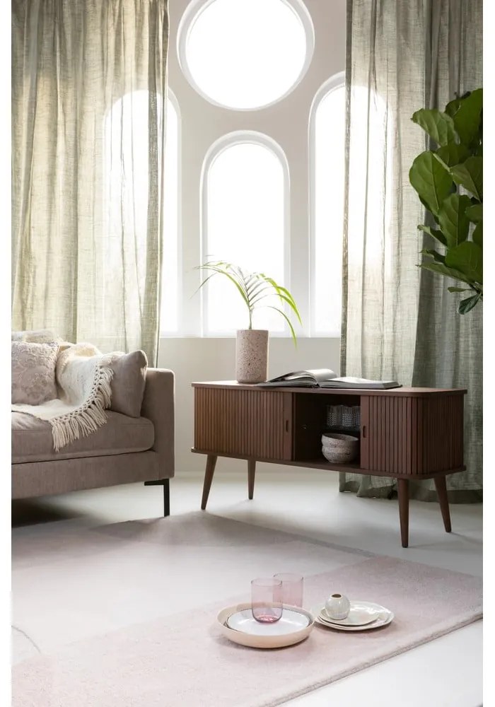 Barbier tolóajtós barna komód - Zuiver