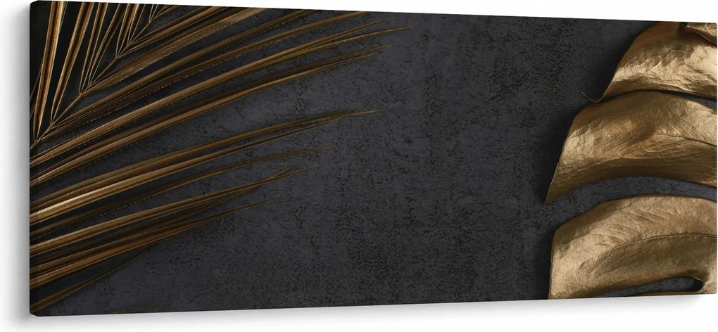 Kép arany levelekkel (120x50 cm)