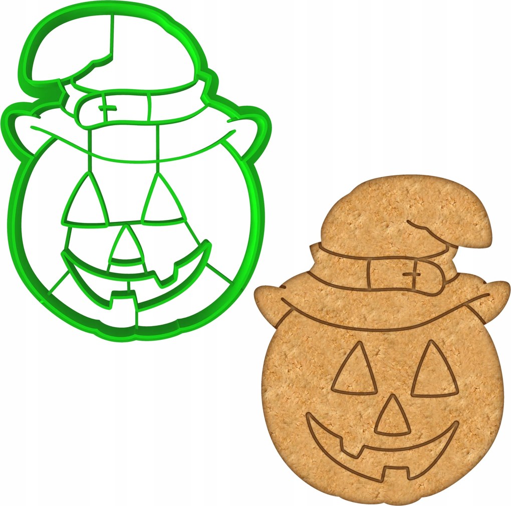 Forma Lyukasztó Sütemény- és Mézeskalácsvágó Halloween Sütőtök 9cm