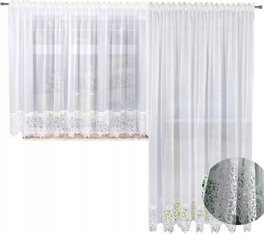 Kész függöny szett gipürrel Nagy Választék