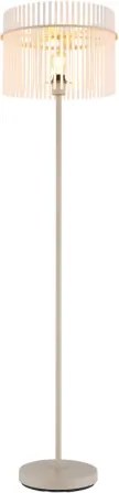 Globo 15698SB Állólámpa, matt homokszínű fém, szatén üvegrudak, fekete PVC kábel, lábkapcsoló a kábelen, ø: 380mm, M: 1520mm, kábelhossz 1800mm, 1x E27 60W 230V izzó nélkül