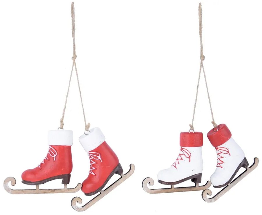 2 db-os jégkorcsolyás függődísz készlet - Ego Dekor