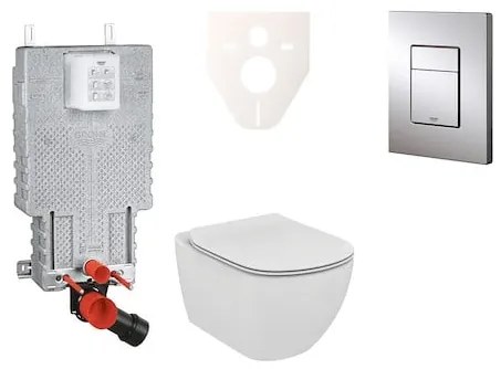 Fali WC szett GROHE befalazáshoz + Ideal Standard Tesi WC 38643SET-KE