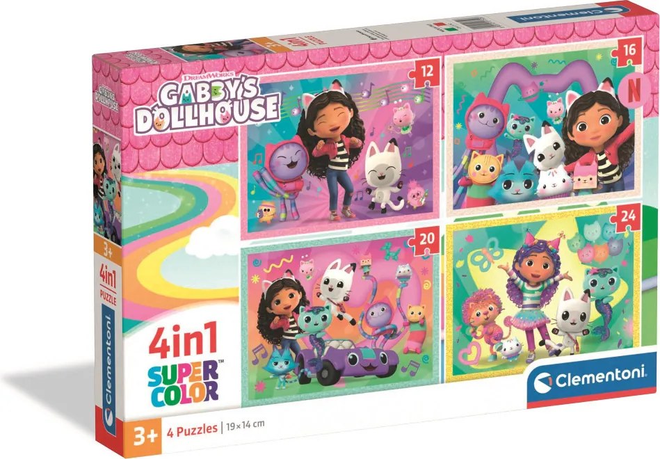 Gabi babaháza Dreamy 4 az 1-ben puzzle Clementoni