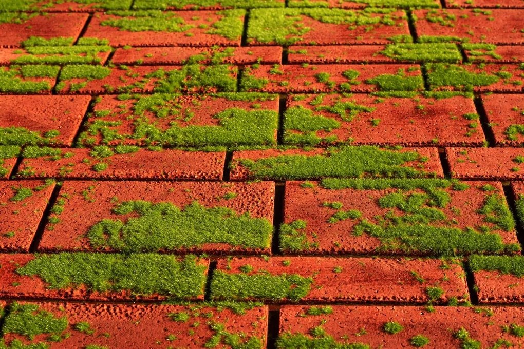 Fali Csempe Tégla Antik Moha Mesterséges Panelek Dekoráció Erős 3D hatás