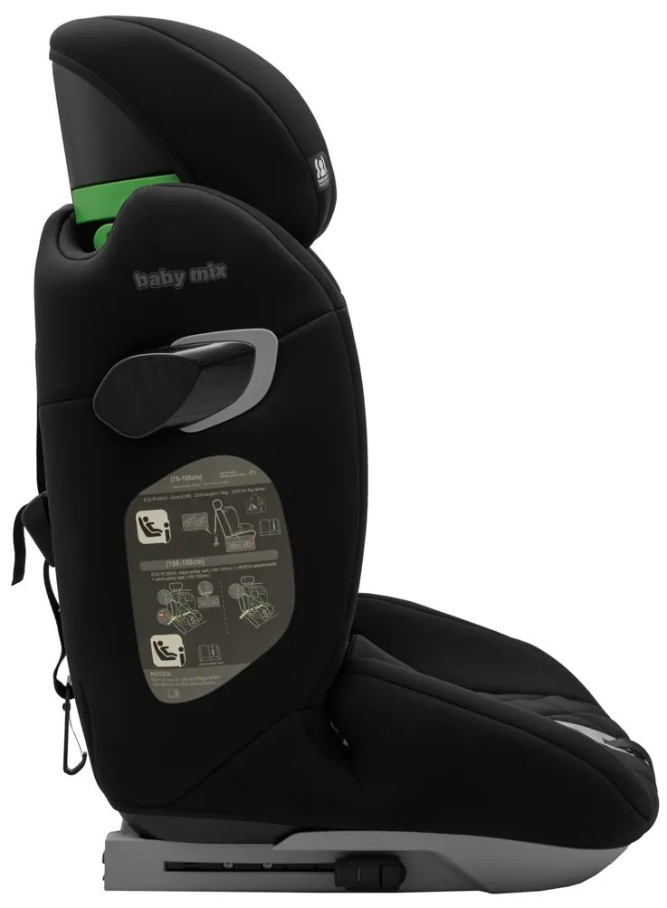 Autósülés BABY MIX HERO PRO ULTRA ISOFIX I-SIZE black