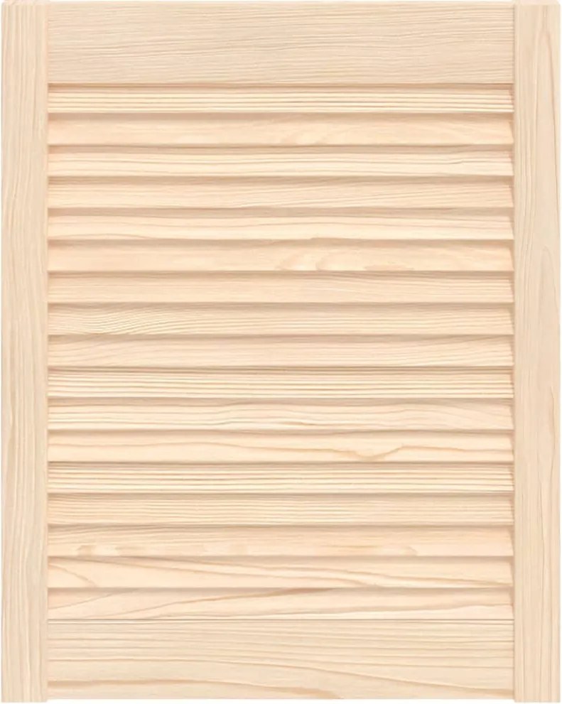 vidaXL tömör fenyőfa lamellás szekrényajtó 61,5 x 49,4 cm