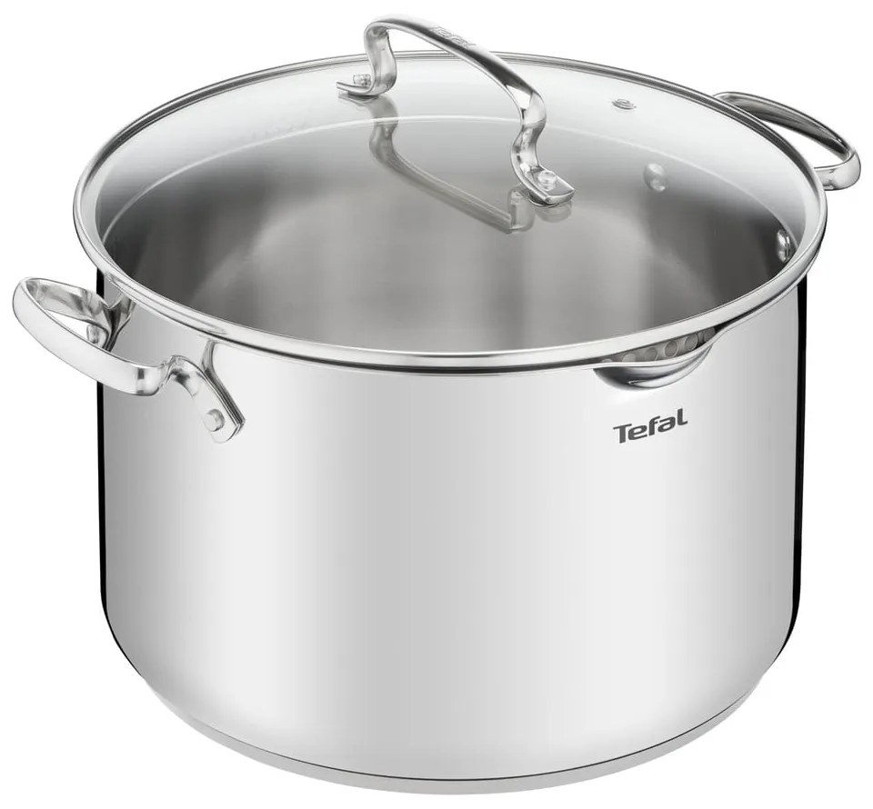 Indukciós tűzhelyhez alkalmas rozsdamentes acél edény 10 l Duetto+ – Tefal