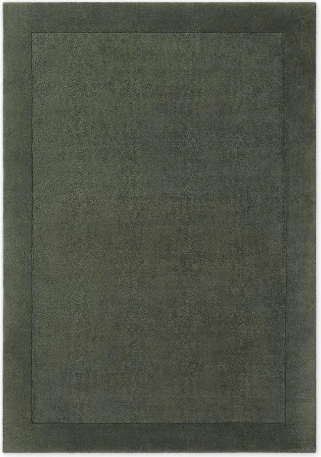 Sötétzöld kézi szövésű gyapjúkeverék szőnyeg 120x180 cm Kari – Villeroy&amp;Boch