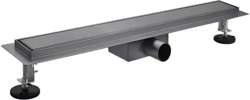 AREZZO design 2in1 800 mm-es rozsdamentes acél folyóka, gunmetal