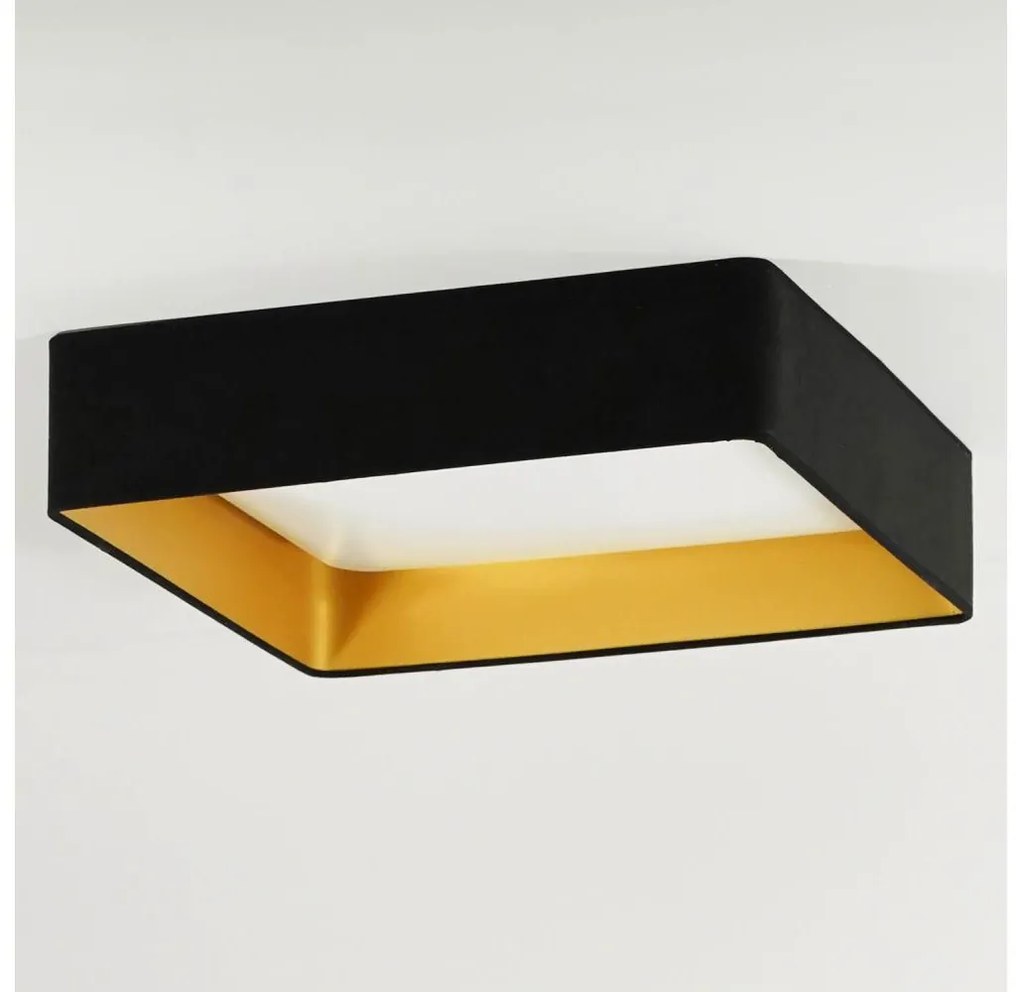 Brilagi - LED mennyezeti lámpatest VELVET SQUARE LED/24W/230V fekete