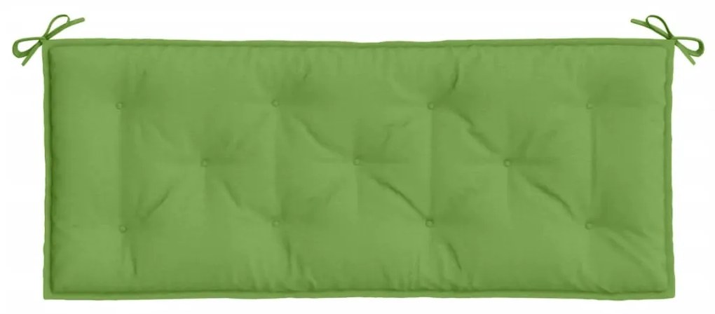 2 db melange zöld szövet kerti padpárna 120x50x7 cm