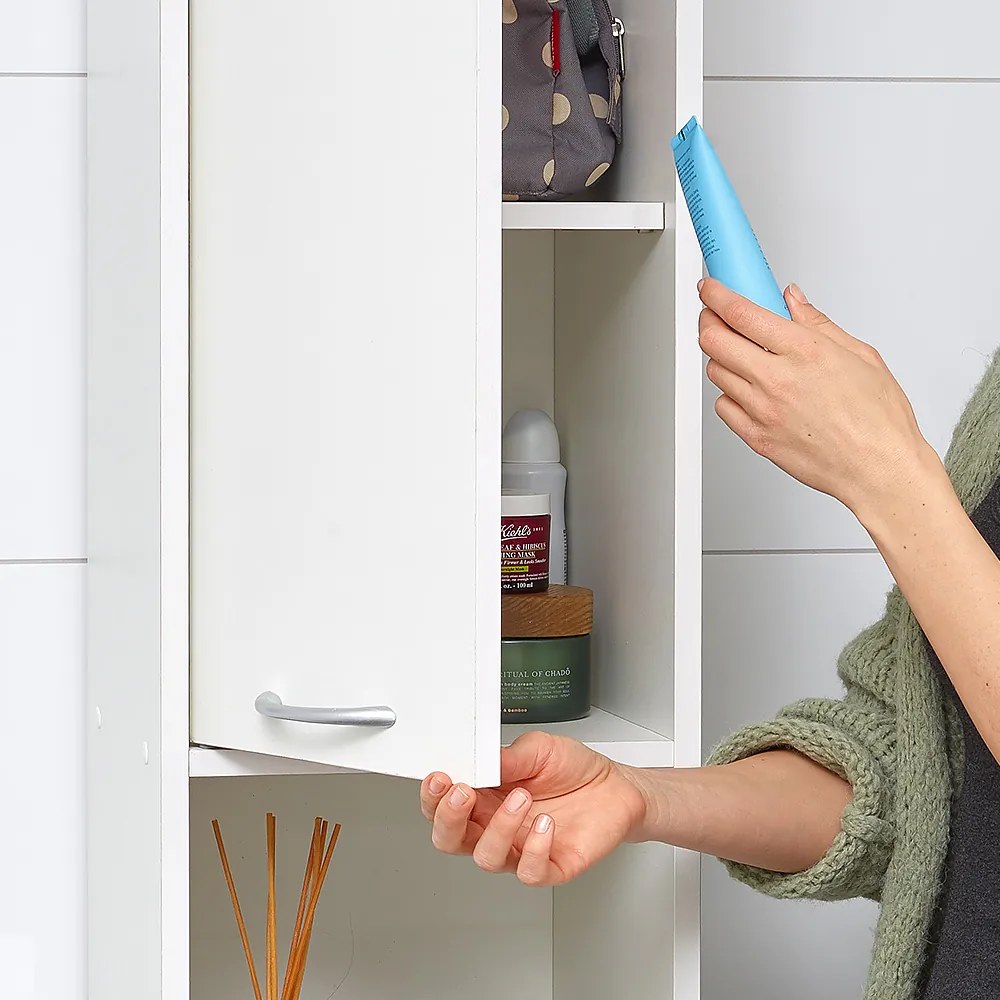 Casaria® Fürdőszobai szekrény - 180x30x30 cm