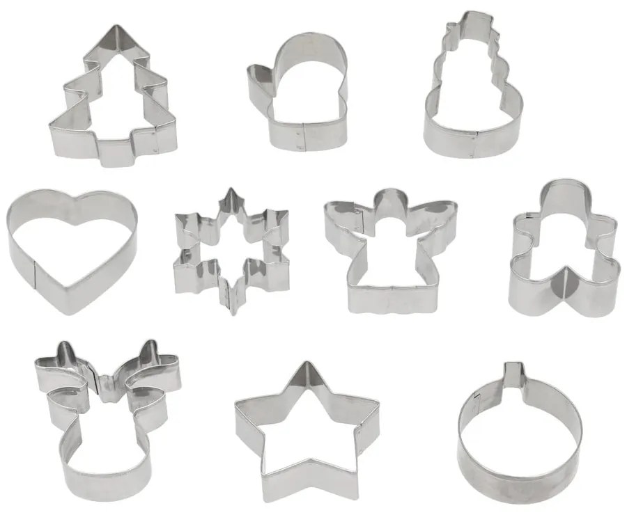 Sütikiszúró szett karácsonyi mintával 10 db-os – Blomsterbergs