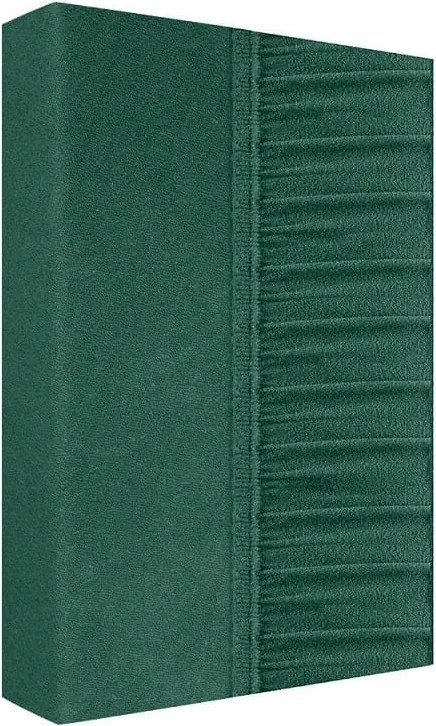 Gumis frottír lepedő vastag 140x200 zöld