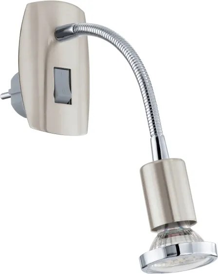 Eglo 902366 - MINI konnektoros LED-lámpa 1xGU10/2,8W/230V, matt króm