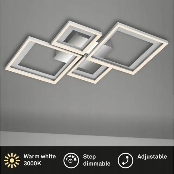 Briloner 3727-019 - LED Dimmelhető mennyezeti lámpa FRAME LED/38W/230V