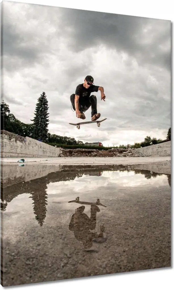 Vászonkép 70x100 Gördeszka Deszka Ugrálókötél