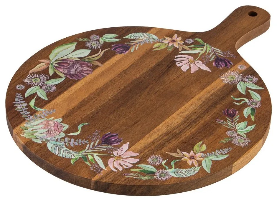 Szervírozó fa vágódeszka ø 30 cm Leura – Ladelle