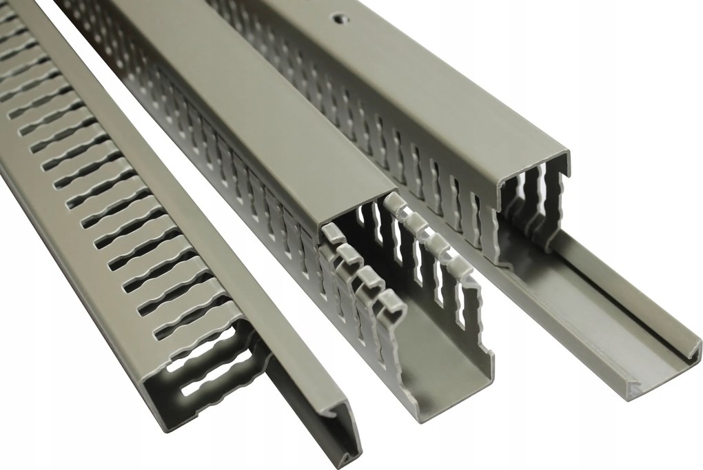 Kábelvályú Fésűs Csatorna Résléc 25x25 2m Szürke