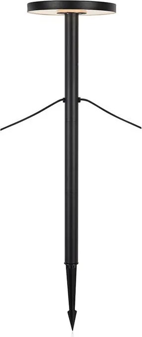 MARKSLÖJD 108173 GARDEN24 Modern Kültéri Állólámpa Fekete LED IP44